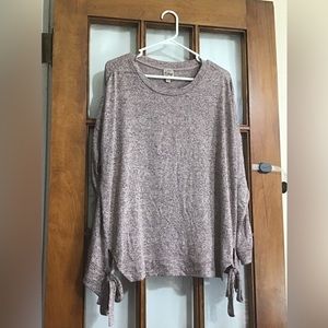 Pink Heather Long Sleeve